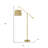 68" Adjustable Traditional Shaped Floor Lamp With Drum Shade-203337545