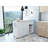 Kitchen Island Cart Indiana, Kitchen, White / Light Oak