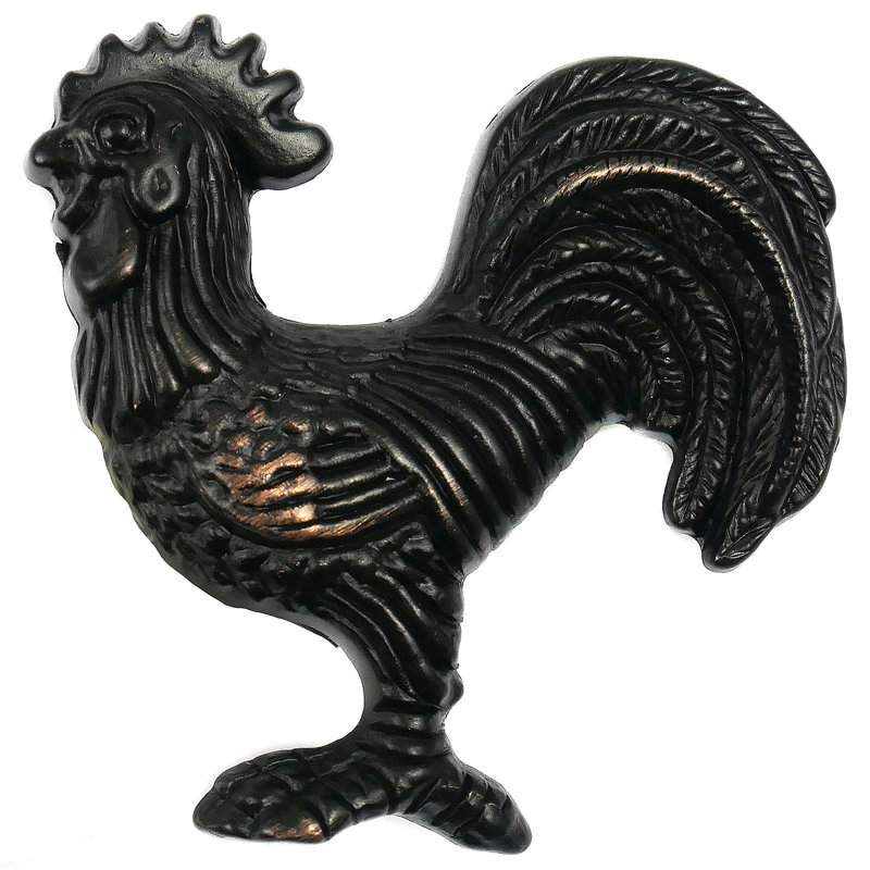Oil Rubbed Bronze Rooster Novelty Cabinet Knob