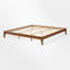 Base de lit plateforme en bambou - Support de lattes robuste, aucun sommier nécessaire-392450971-392450965