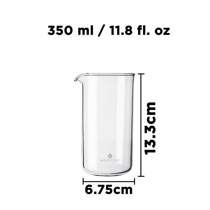 Universal French Press Replacement Beaker, 11.83 oz.