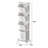 4-tier Plastic Rolling Laundry Hamper