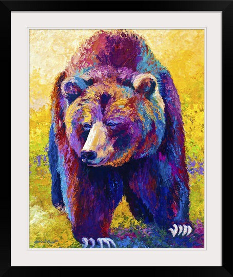 «Siya Close Encounter» par Marion Rose, reproduction d'art sur toile, H 31 po x l 26 po x P 1 po, Imprimé à cadre noir