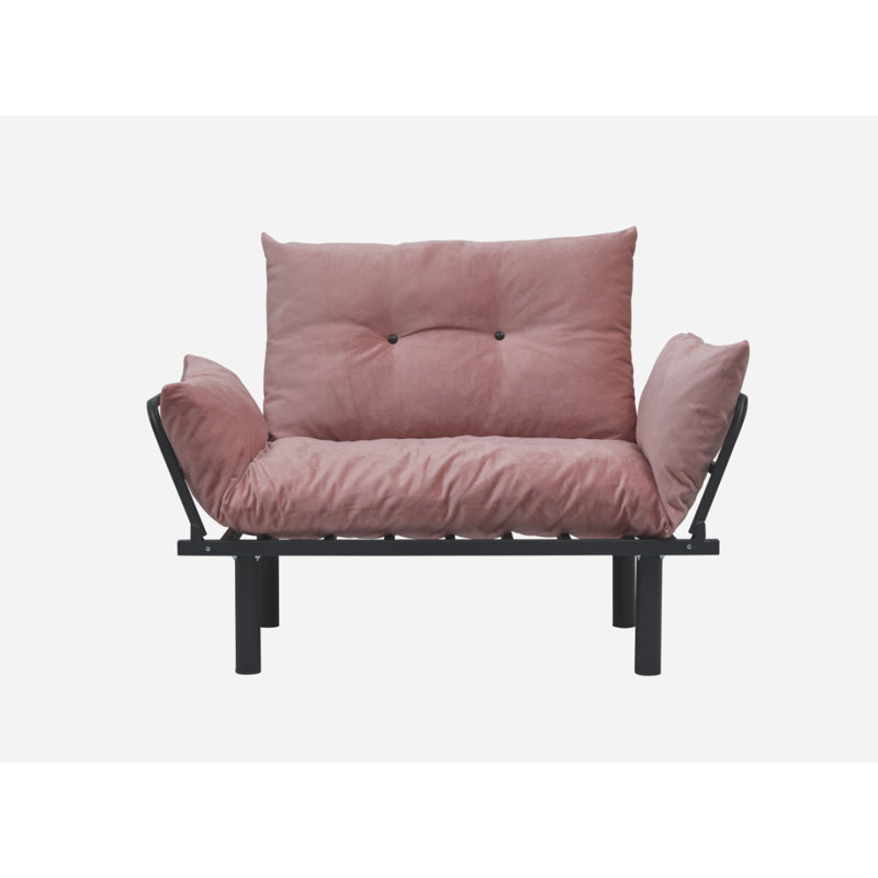 Ewald Upholstered 49'' Sofa,  Pink Chenille