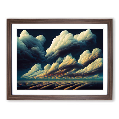 Moody Clouds - Framed Print