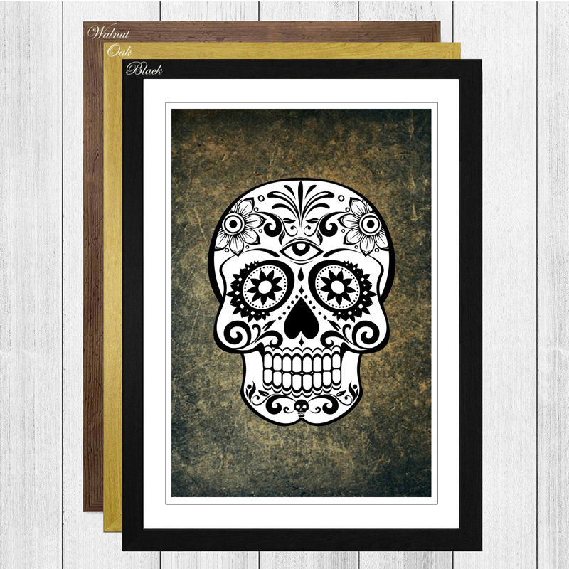 Single Picture Frame Print, Black