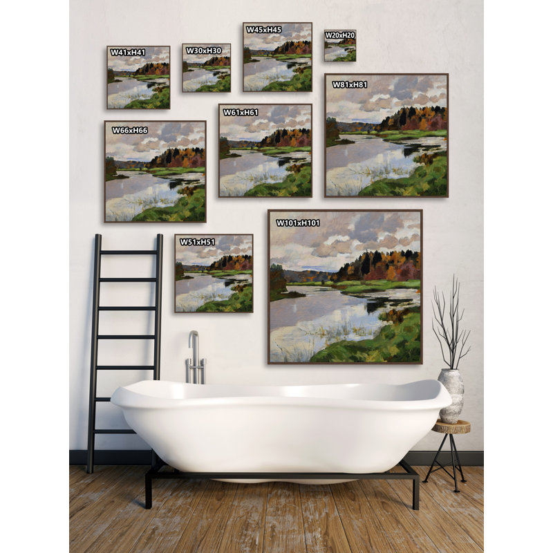 Yes To Adventure - Painting on Canvas, 51cm H x 51cm W x 3.81cm D