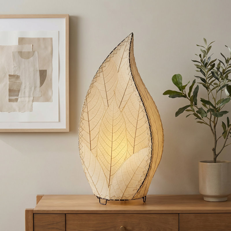 Lampe de table dépliant Eangee, Naturel