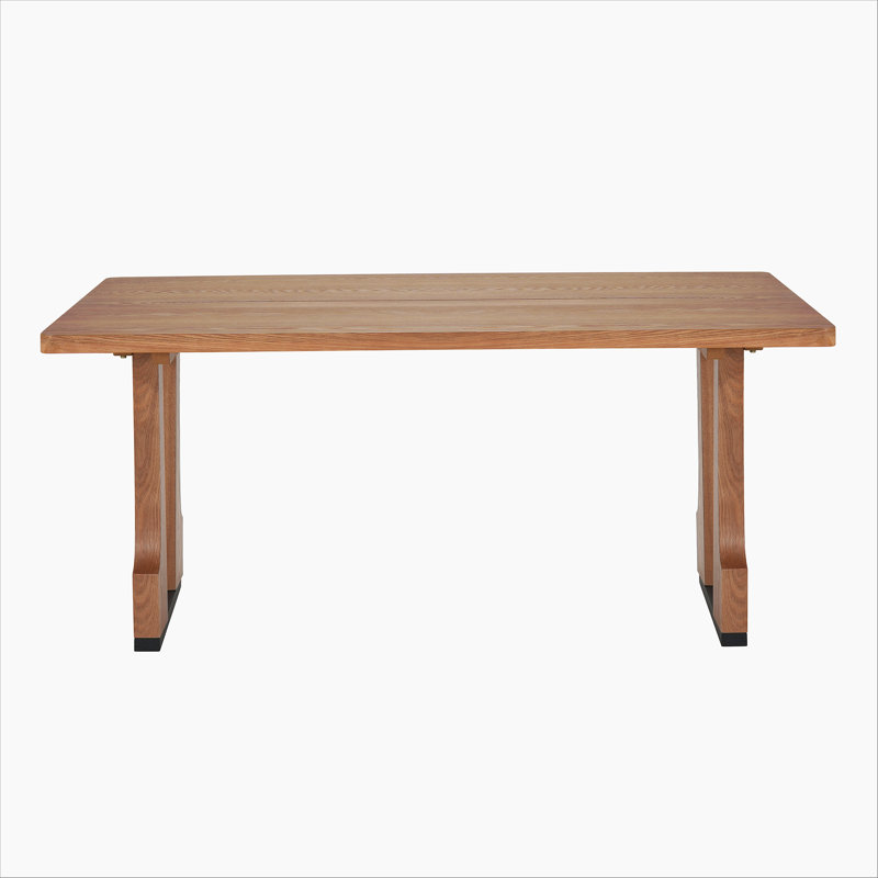 Table de salle à manger rectangulaire 63 "(couleur naturelle), Naturel