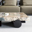 Table basse en marbre moderne moderne et luxueux