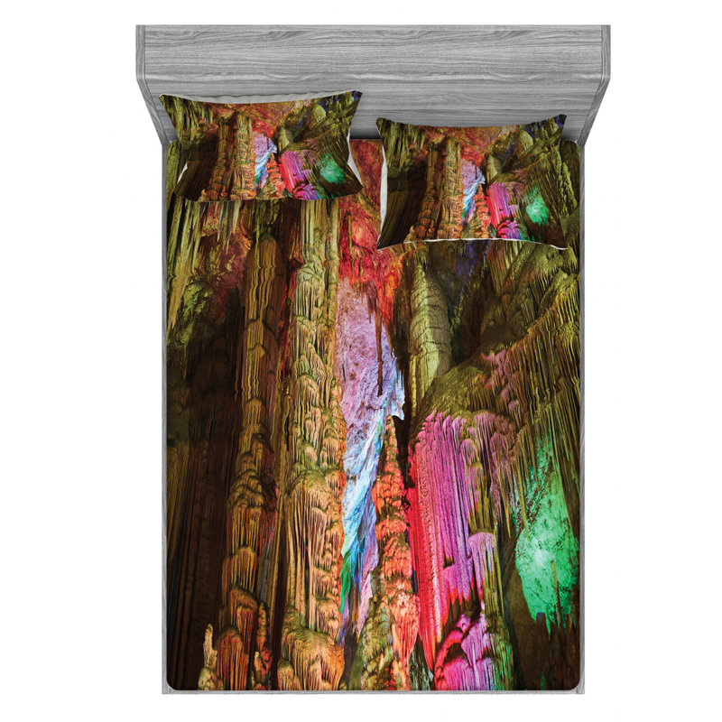 Microfiber Sheet Set, Queen Sheet Set with Fitted Sheet