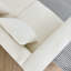 Canapé modulaire 60 pouces 2 places avec 3 coussins-1782523492