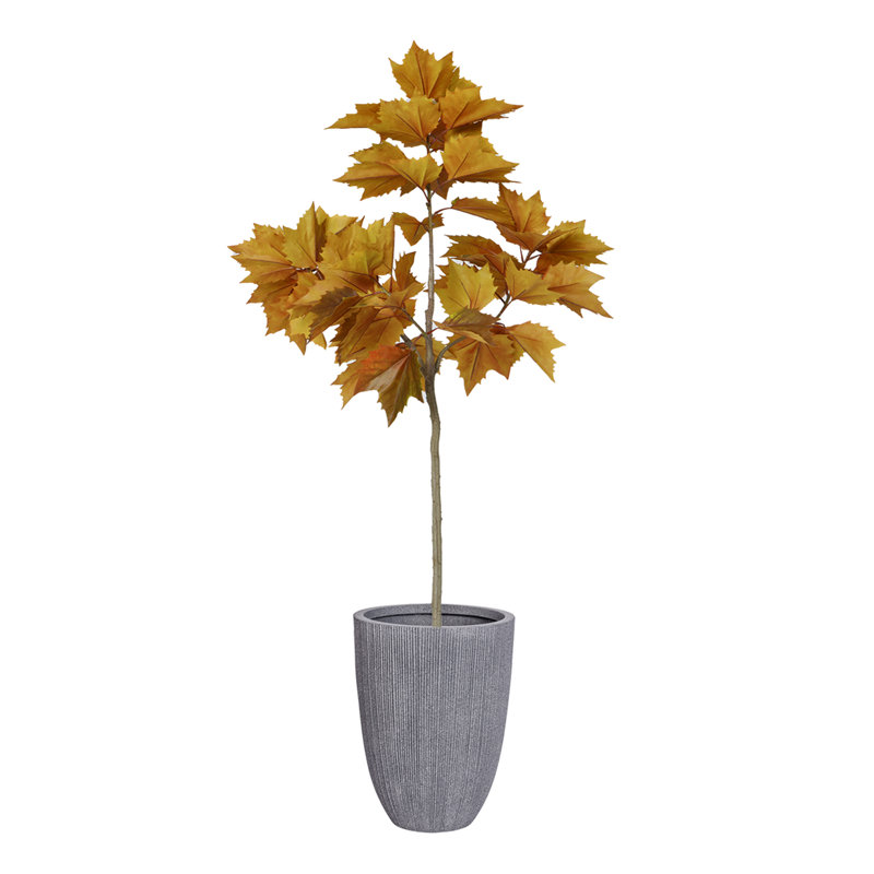74.1'' Faux Maple Tree in Pot