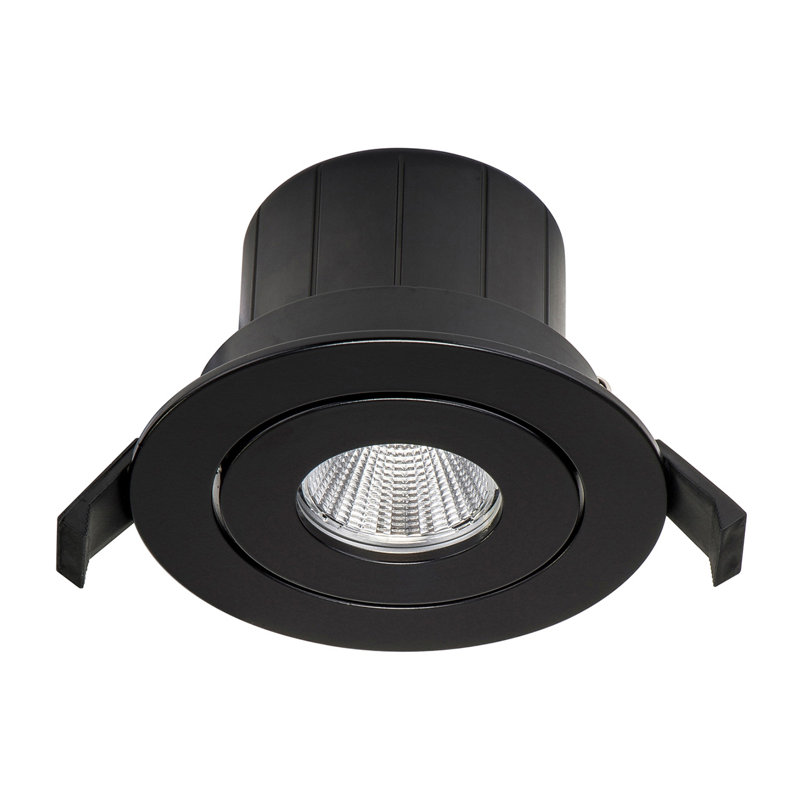 Étienne 10.5cm Recessed Lighting Kit, Black