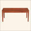 Table basse d'extérieur rustique en bois d'acacia, table d'appoint de patio pour cour de jardin