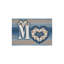 Paillasson Mom Love Heart, 24 x 36, pour porte d'entrée