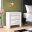 Table de chevet blanche Loviisa-480174857