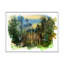 Paysage de forêt vert profond - peinture sur toile-67406801-67406810