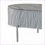 Table basse brillante yukino avec tiroir, pieds chromés, capacité de poids de 70 lb pour le salon