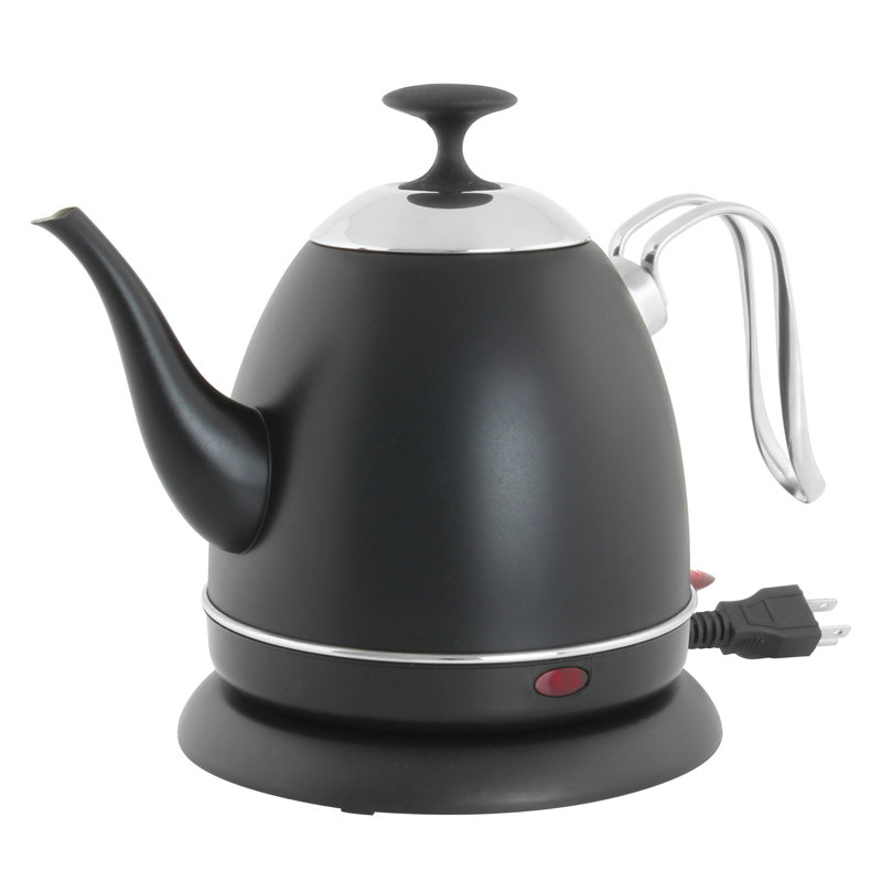 Chantal 1 qt. Stainless Steel Electric Tea Kettle, Matte Black