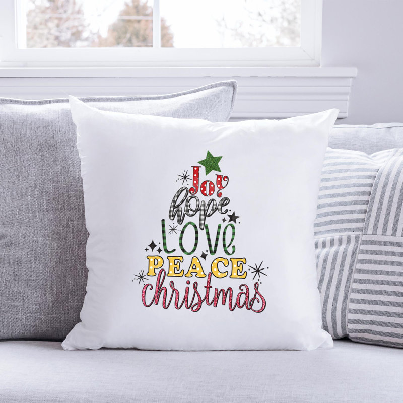 Coussin en polyester Christmas8_1, 14 po x 14 po