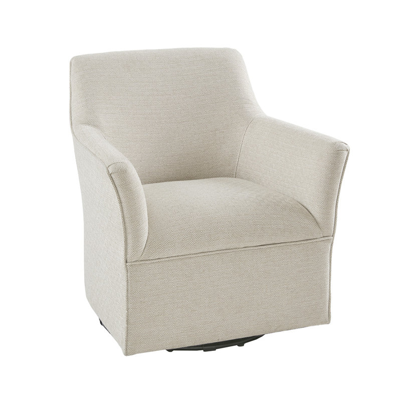 Fauteuil oscillant rembourré Augustine, Crème
