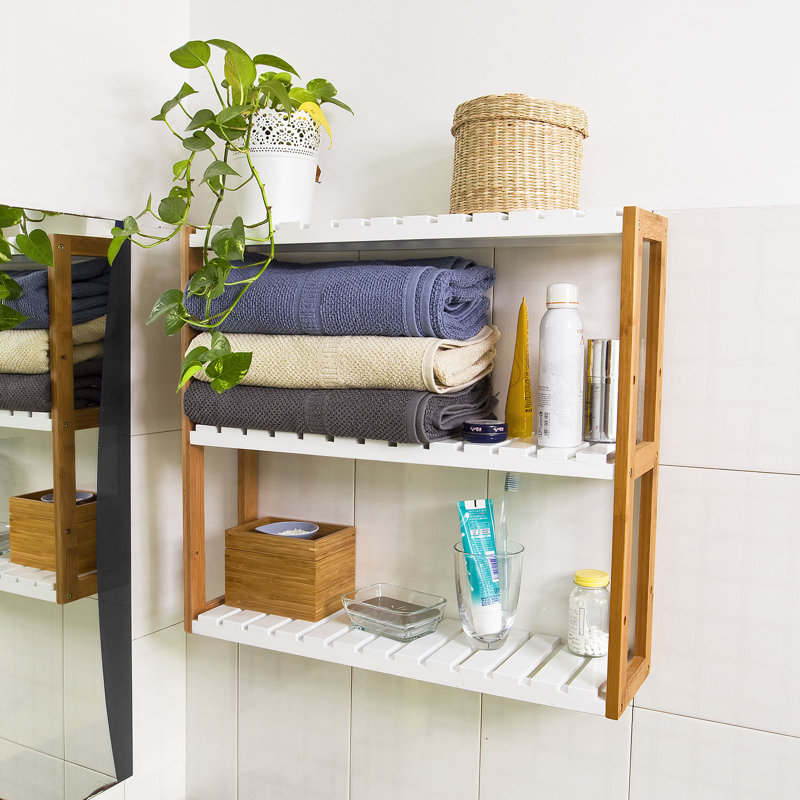 Lakewood 3 Piece Square Accent Shelf with Adjustable Shelves