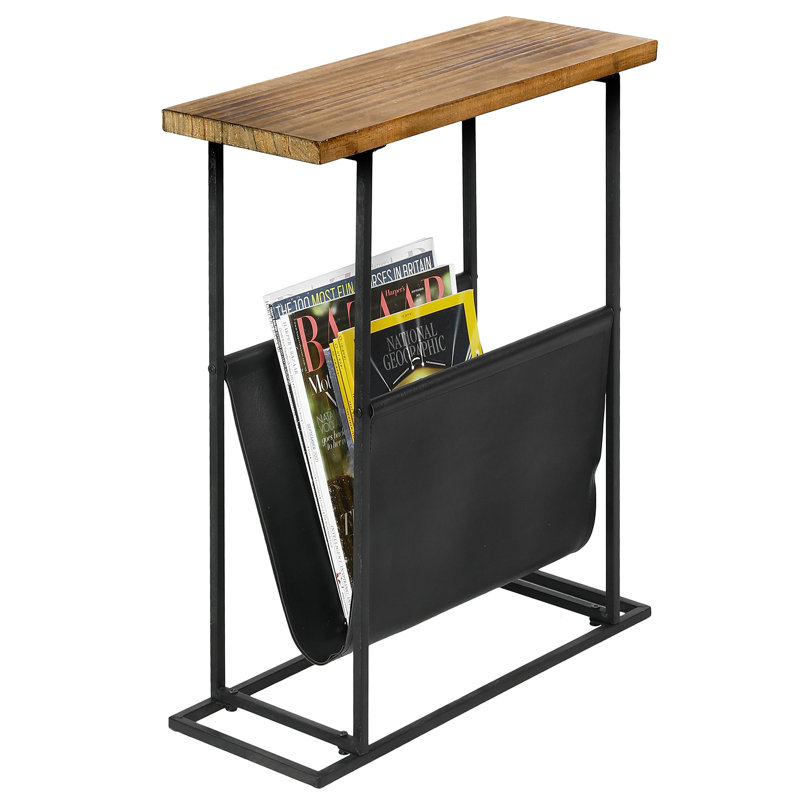 Bedside Table, Brown/Black