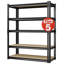 Étagères de garage robustes Adaeze, tablettes de rangement réglables en métal-124591786