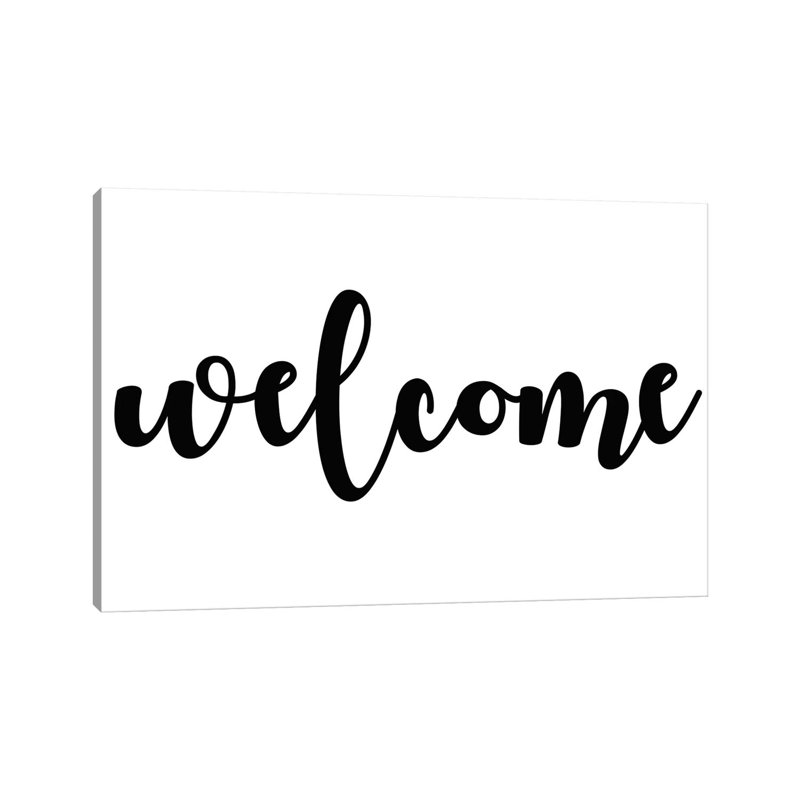 Welcome by Art Mirano - Wrapped Canvas Print, 30.48 cm H x 45.72 cm W