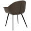 Chaise avec accoudoirs à garniture piquée-1726822994