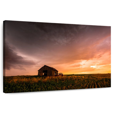 Lilie Barn and Oklahoma Sunset