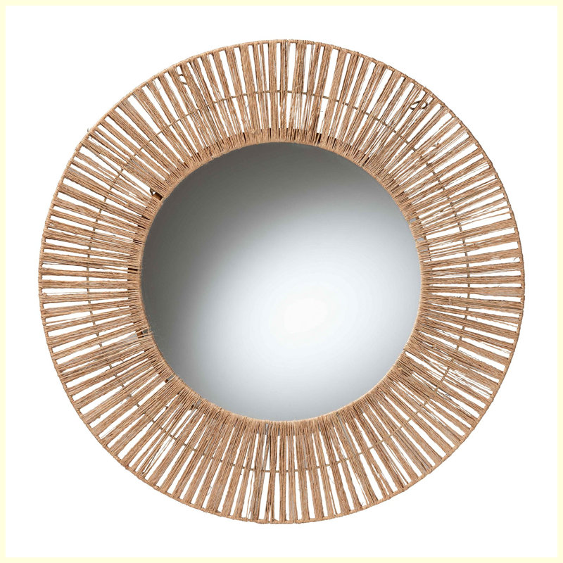 Miroir d'appoint mural Modern Bohemian Décoration murale boho chic pour le salon, la chambre à coucher