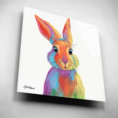 «Cheery Bunny» par Britt Hallowell - peinture sans cadre