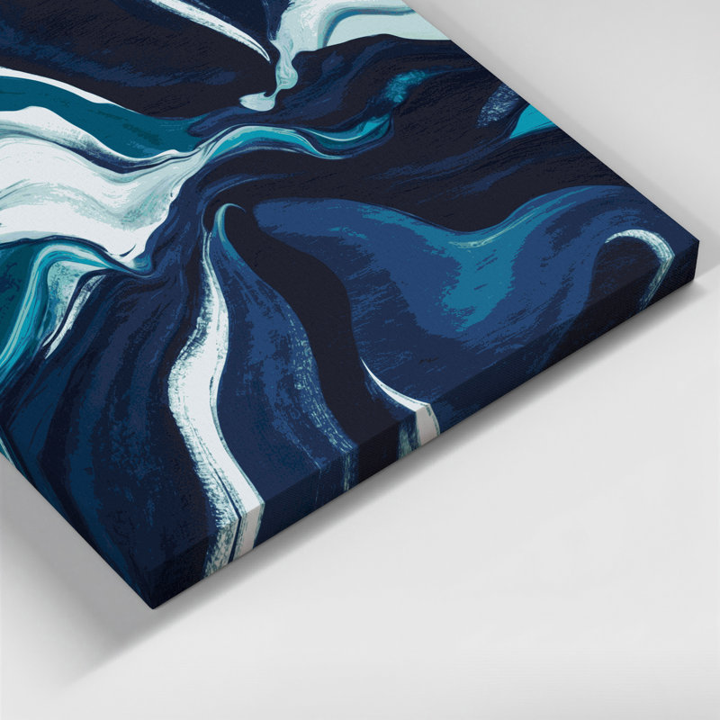 «Lyrical Abstraction 86», art mural sur toile grise, H 8 po x l 8 po