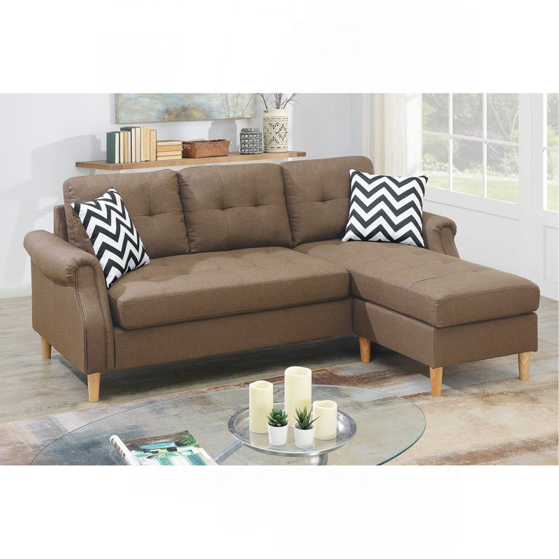 Canapé modulaire réversible Living, Light Coffee