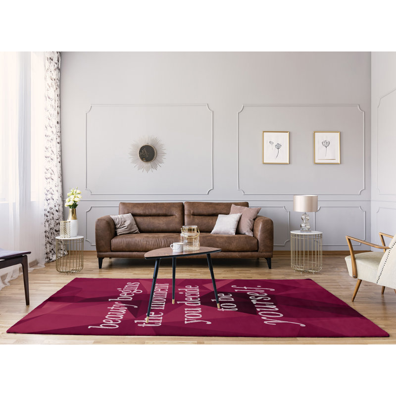 Tapis en poly-chenille en polyester true gemme, Rectangle 5 pi x 7 pi