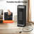 PTC Space Heater with Thermostat, Oscillation, and Timer, 16 Inch Portable-111151361