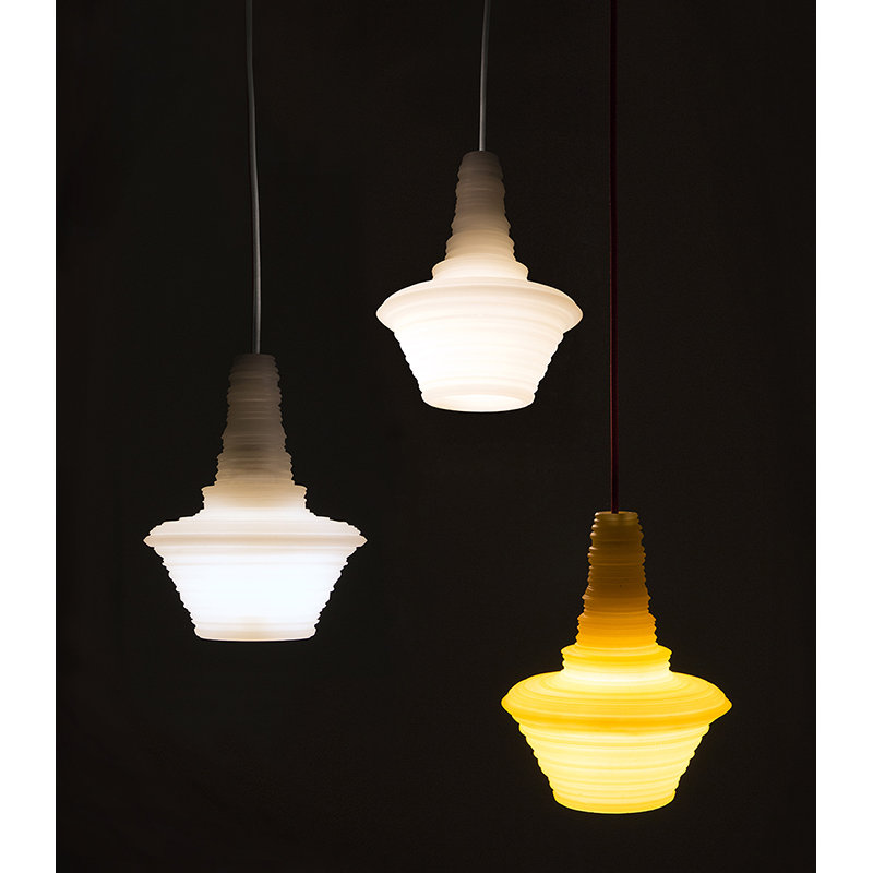 Stupa 1 - Light Pendant, Yellow