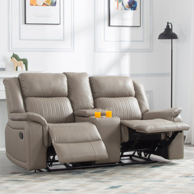 Causeuse inclinable manuelle moderne 72 po Modern