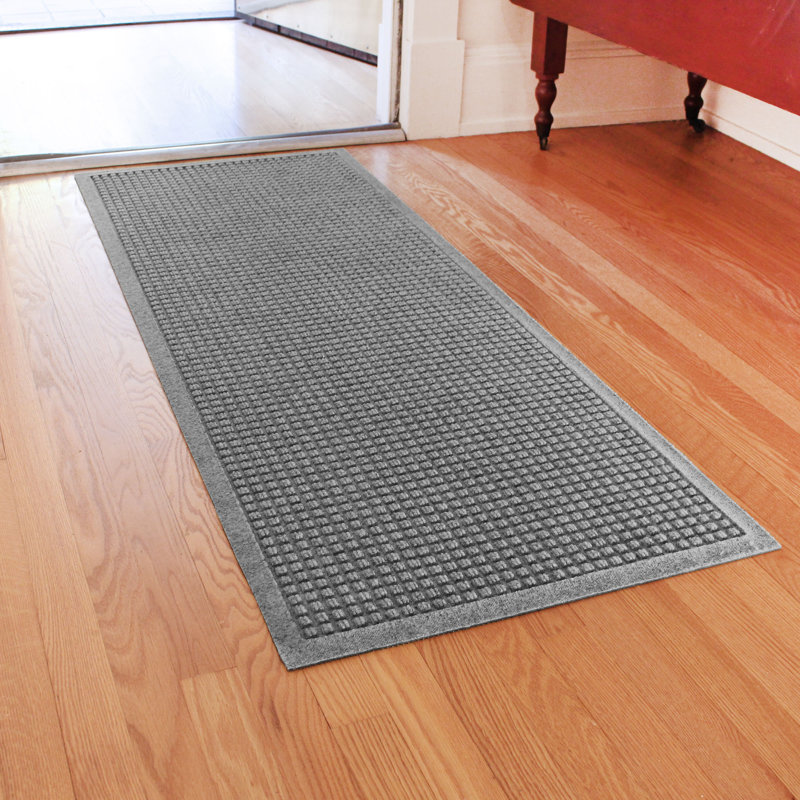 Paillasson WaterHog, Rectangle 1 pi 10 po x 5 pi, Gris moyen