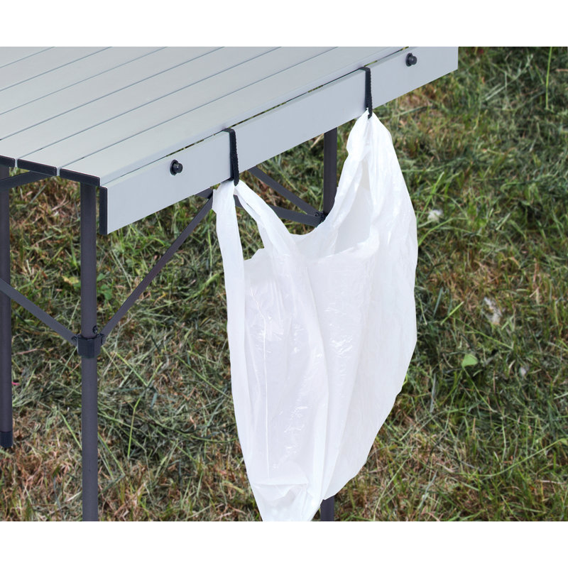 30 in. L Aluminum Rectangular Folding Table