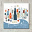 'Colourful Chicago' by Michael Mullan Acrylic Glass Wall Art, 36" x 36"-1709011390