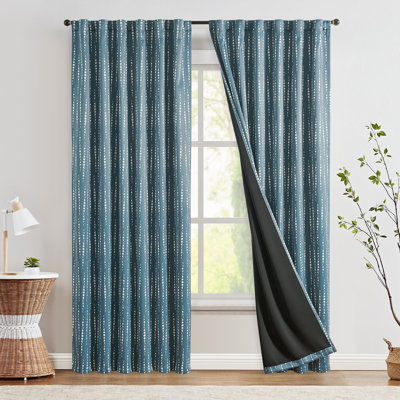 Gudinas Polyester Blackout Curtain Panel
