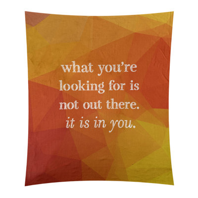 Tapisserie quote-pierre en faux-faux-citation en polyester