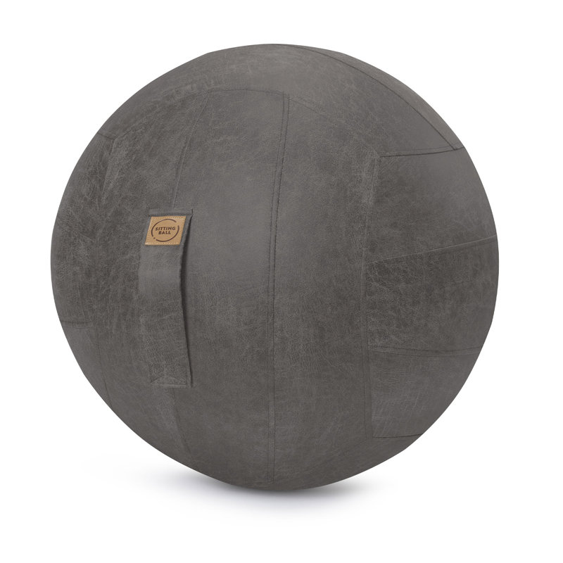 Fauteuil Jonluc, Simili cuir, gris