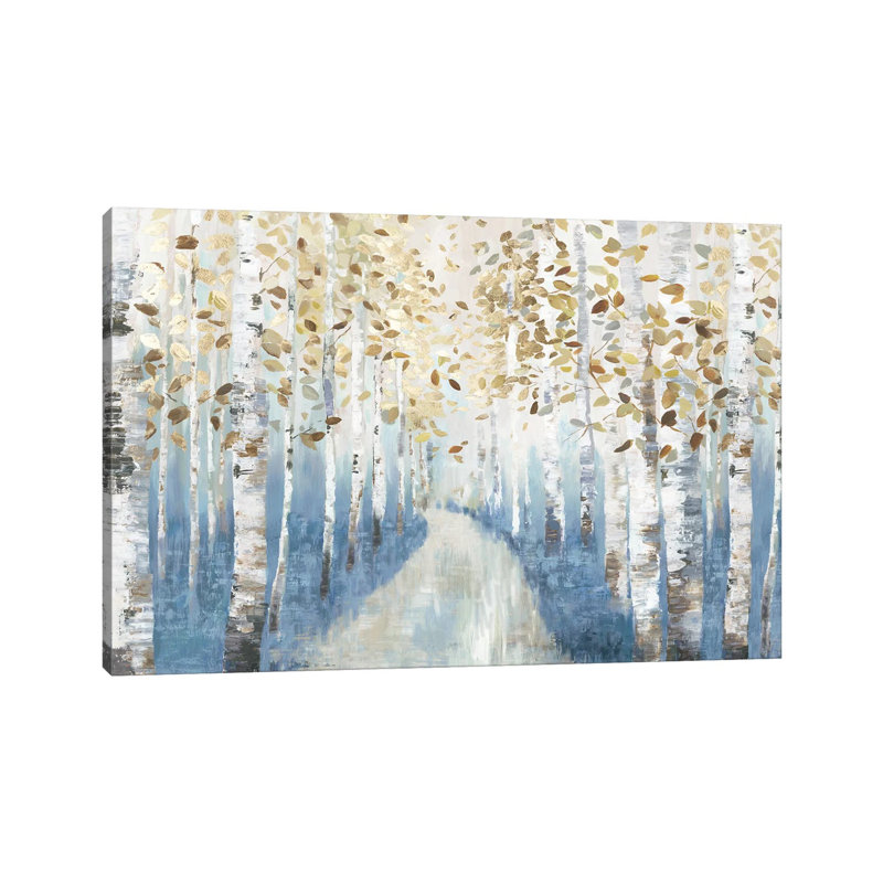 New Path I, H 12 po x l 18 po x P 1,5 po, Toile tendue, Pas de tapis