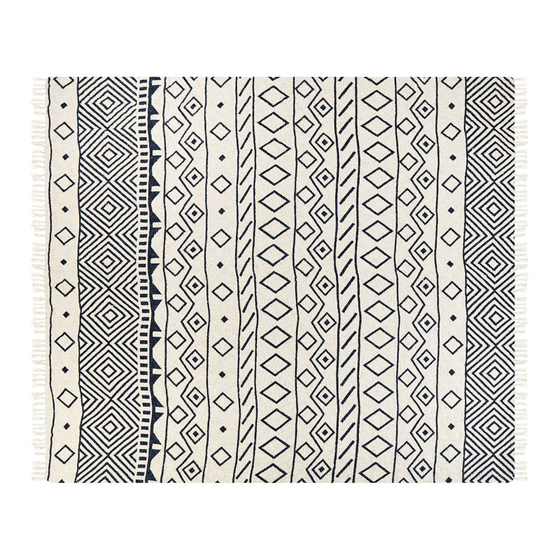 NAJUY Woven Throw Blanket, 220cm W x 240cm L