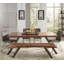 Banc en bois massif Marilyn