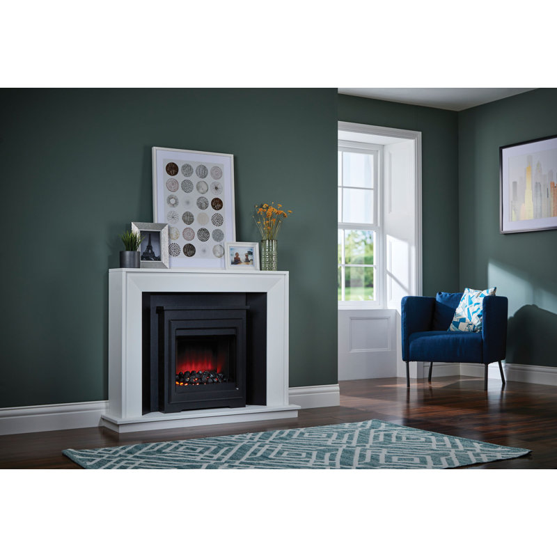 Mayford Suncrest 115.6cm W Painted Electric Fireplace
